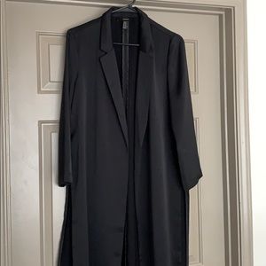 Long black blazer